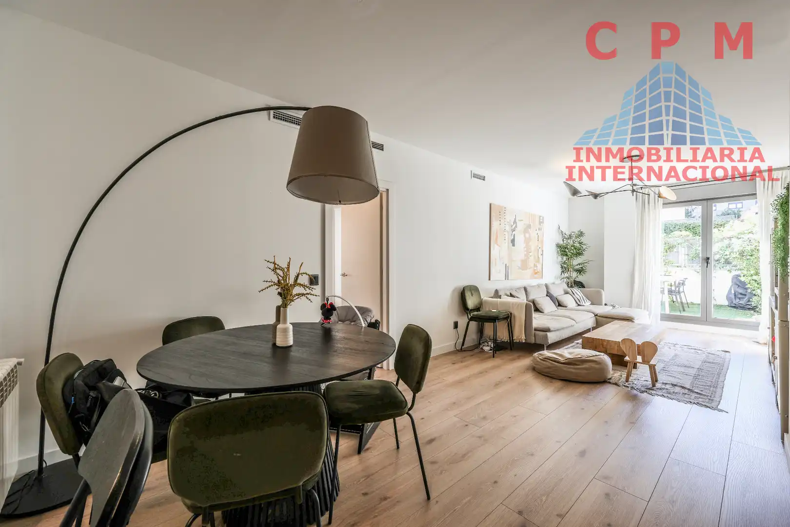 Wohnzimmer von Wohnung zur Miete in Madrid mit Klimaanlage, Heizung und Parkett