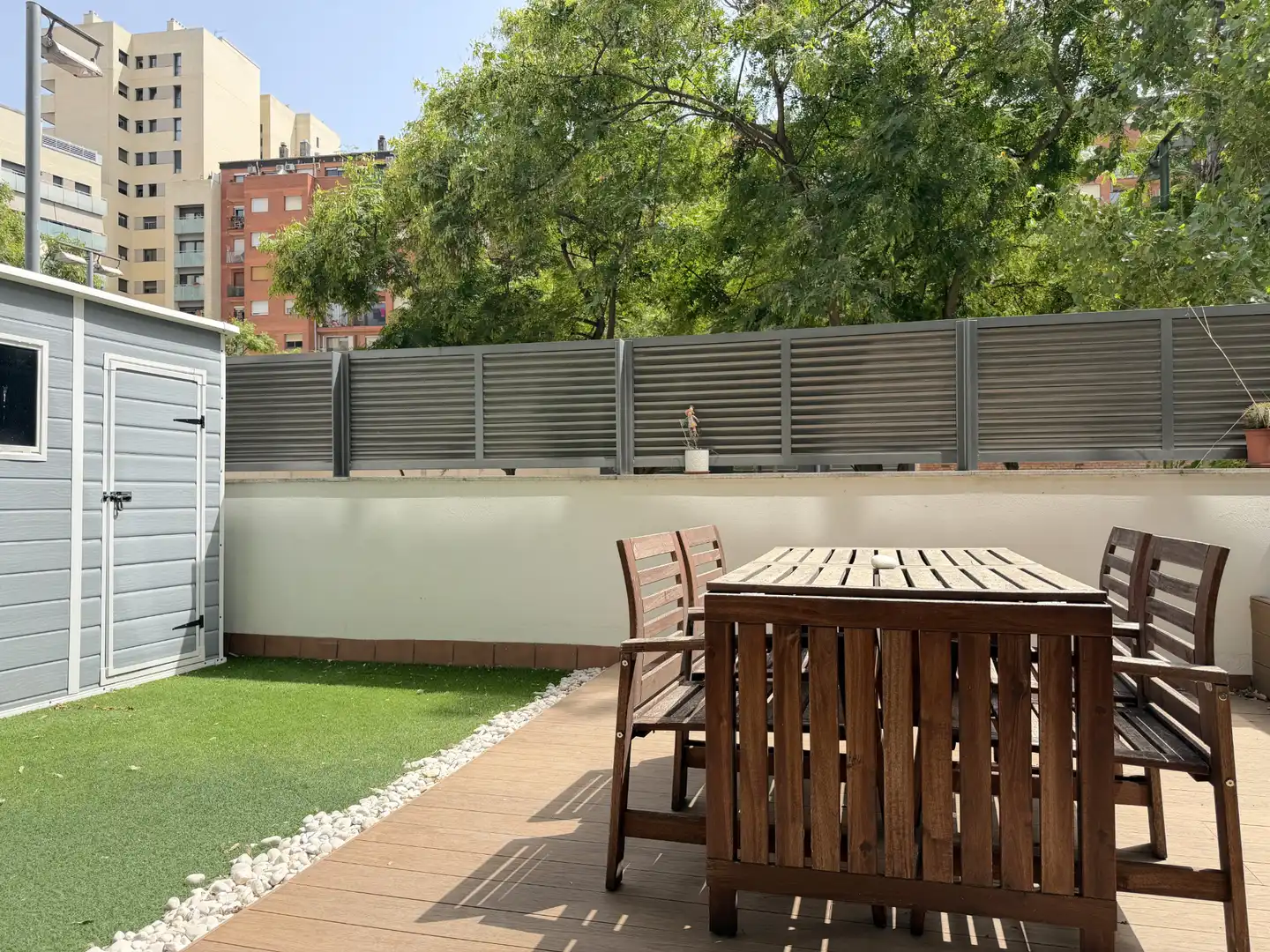 Terrassa de Pis en venda en Barcelona amb Aire condicionat, Calefacció i Jardí privat