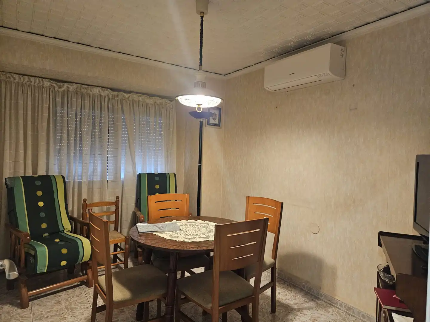 Dining room of Flat for rent in Castellón de la Plana / Castelló de la Plana  with Air Conditioner, Heating and Furnished