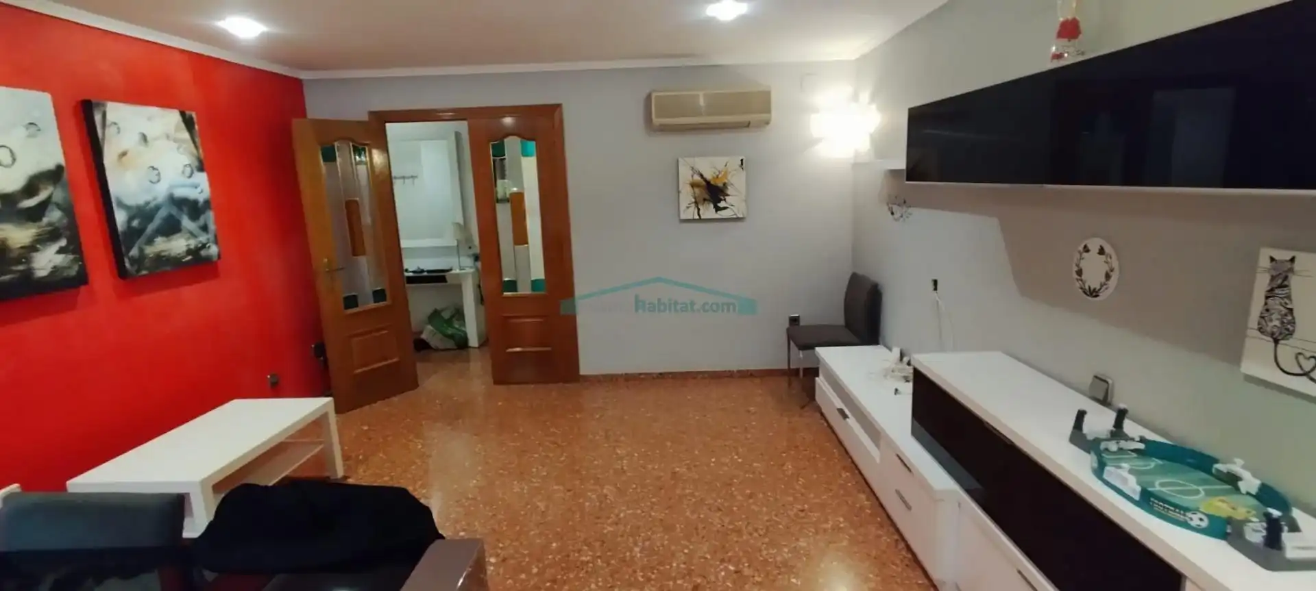 Living room of Flat for sale in Sueca  with Air Conditioner and Storage room