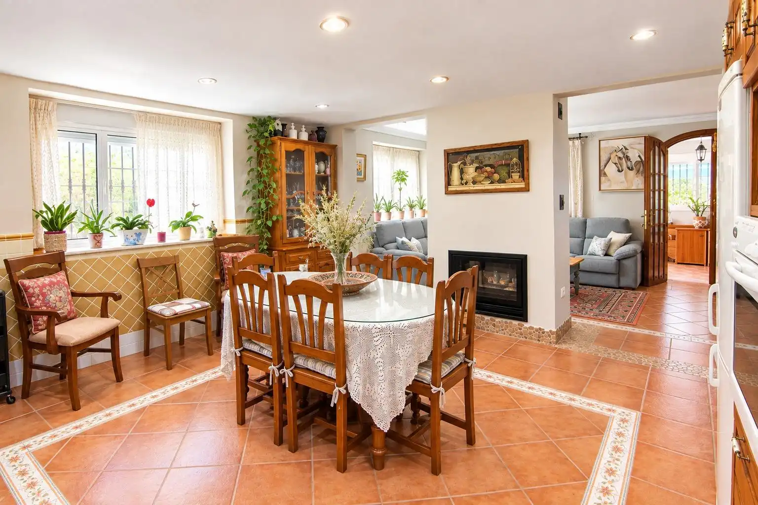 Dining room of Houses for sale in Coín, Málaga