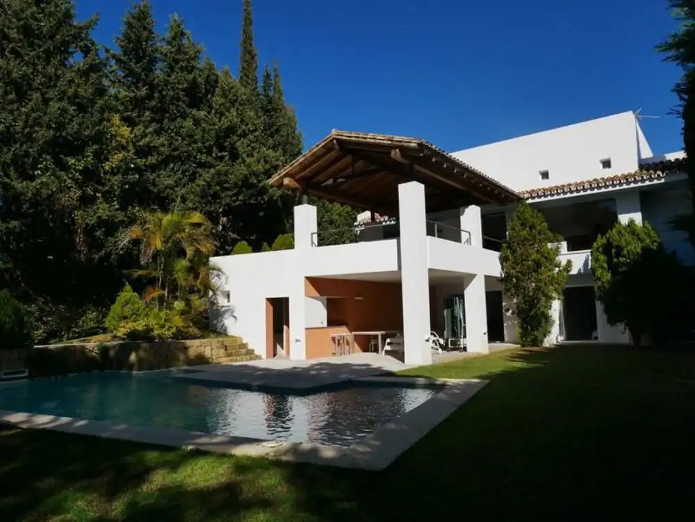 Jardín de Casa o chalet de alquiler en Marbella con Aire acondicionado, Calefacción y Jardín privado