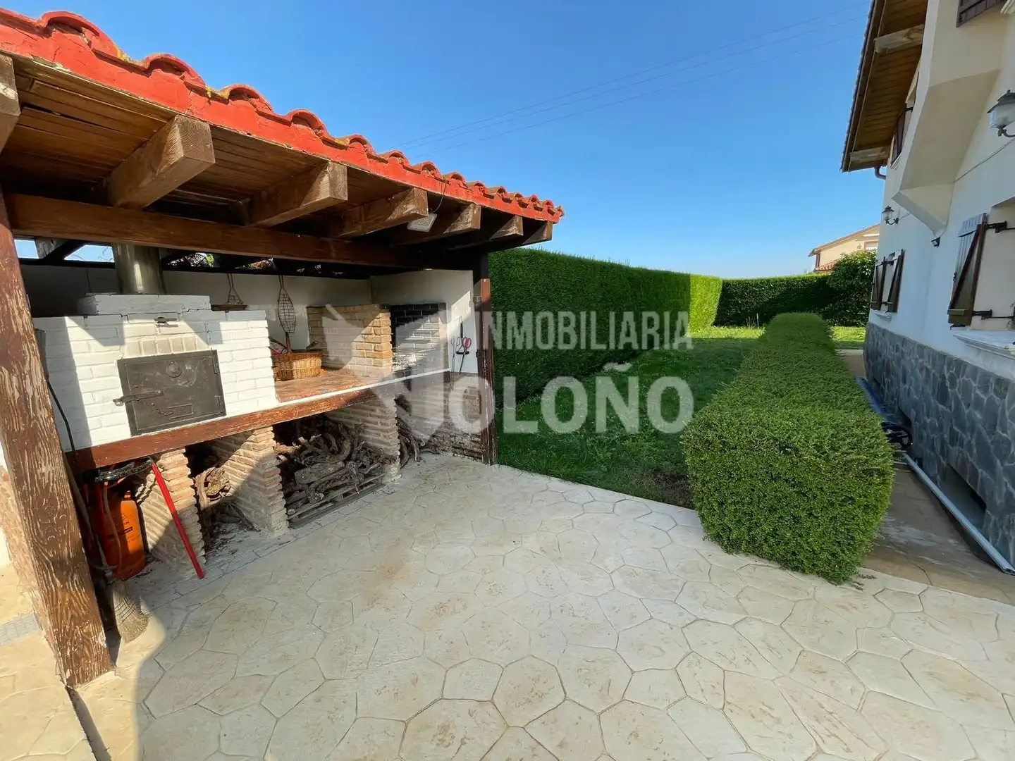 Terraza de Casa o chalet en venta en Cuzcurrita de Río Tirón con Calefacción, Jardín privado y Parquet