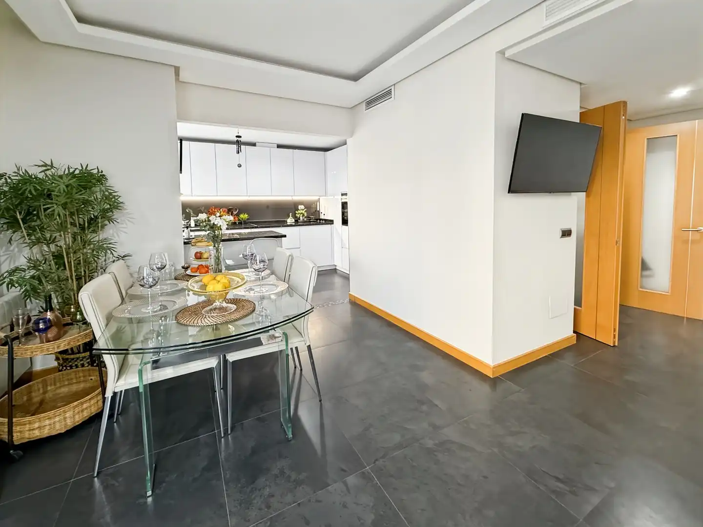 Kitchen of Flat for sale in Benalmádena  with Air Conditioner, Furnished and Oven