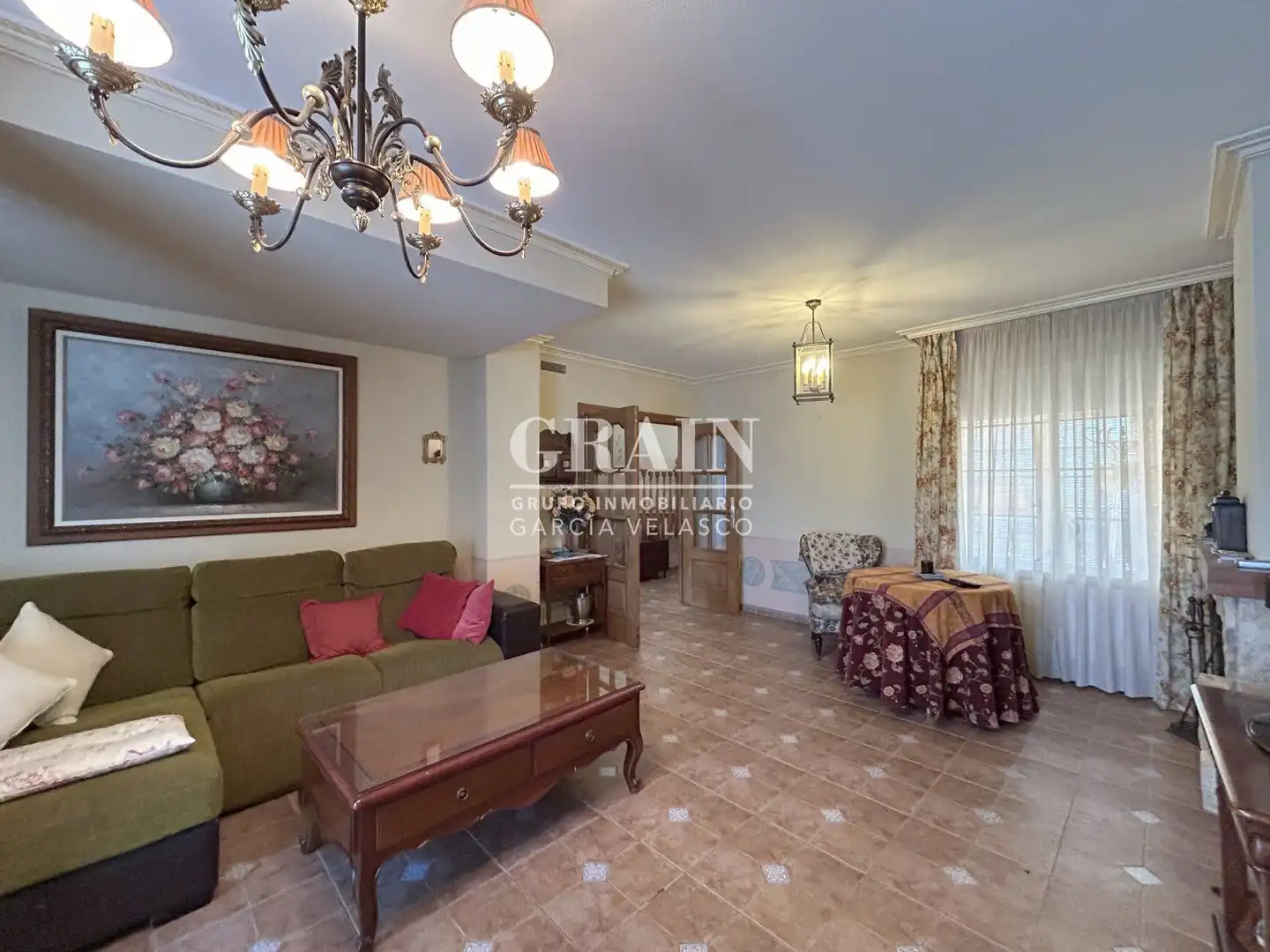 Living room of Detached homes for sale in La Gineta  with Heating, Private garden and Terrace