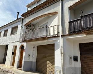 Exterior view of Single-family semi-detached for sale in Cubelles  with Air Conditioner, Terrace and Balcony