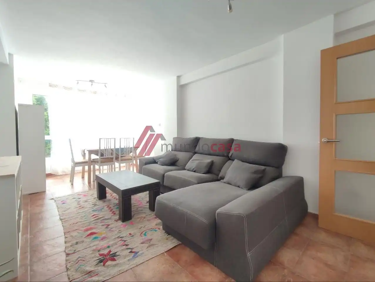 Sala d'estar de Pis de lloguer en Ferrol amb Calefacció i Moblat