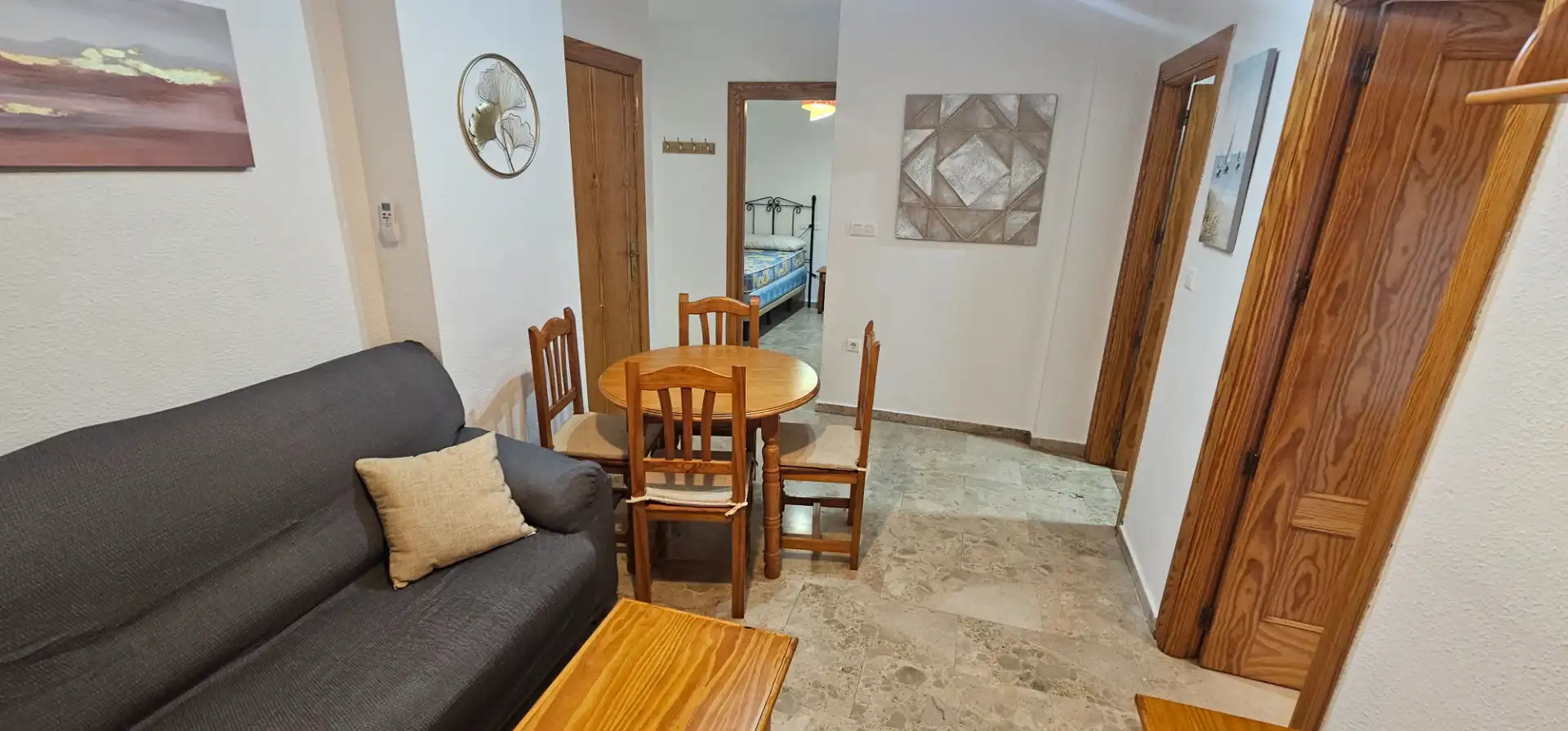 Living room of Flat for rent in Maracena  with Air Conditioner, Furnished and Washing machine