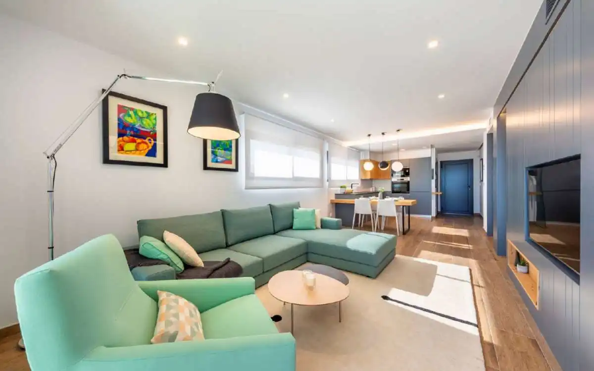 Wohnzimmer von Maisonette zum Verkauf in Benitachell / El Poble Nou de Benitatxell mit Terrasse und Gemeinschaftspool