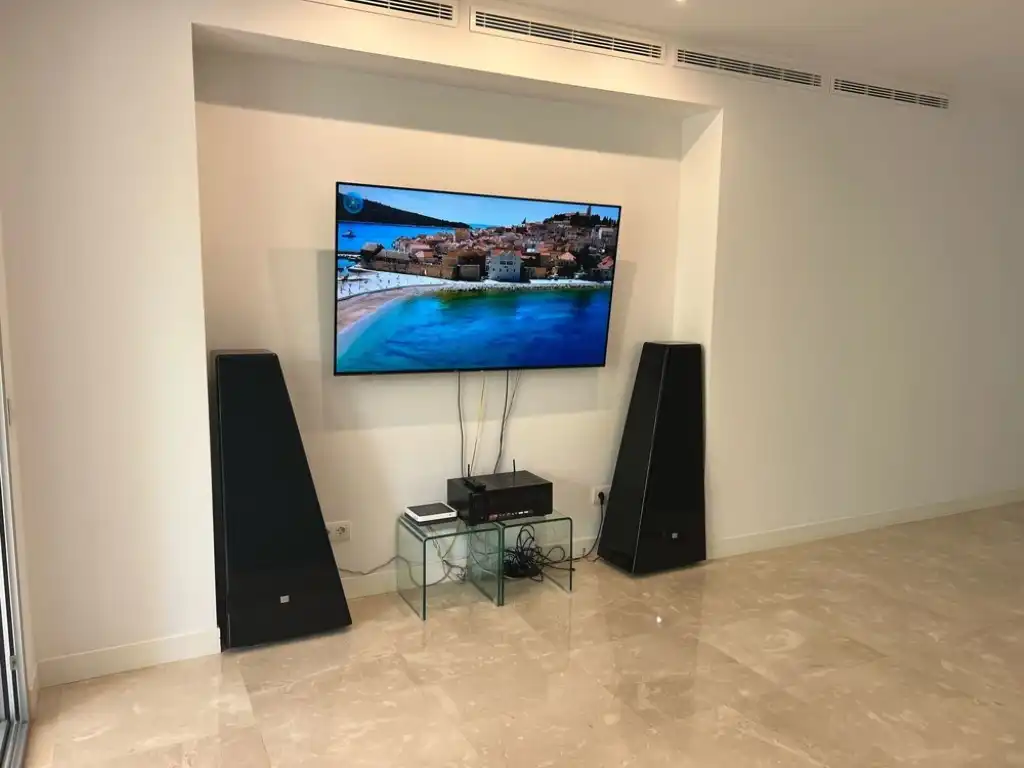 Sala de estar de Apartamento de alquiler en Calvià con Aire acondicionado, Jardín privado y Terraza