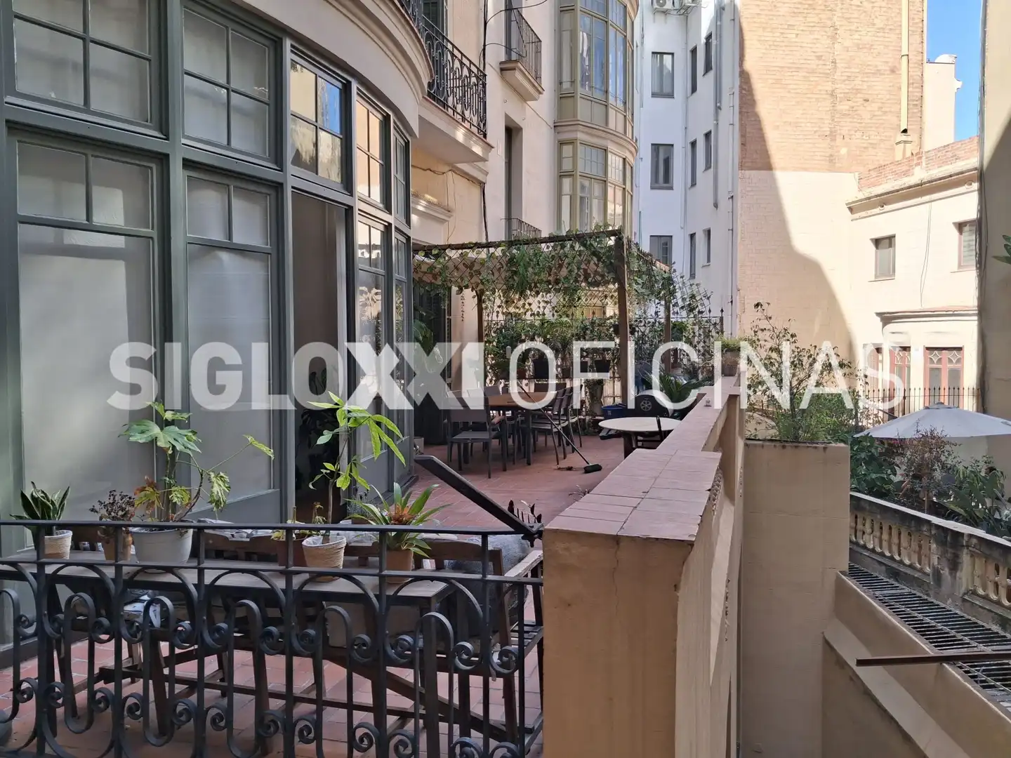 Terraza de Oficina de alquiler en Barcelona con Aire acondicionado y Calefacción