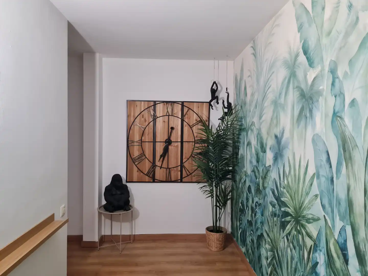 Sala de estar de Piso de alquiler en Girona con Calefacción, Parquet y Amueblado