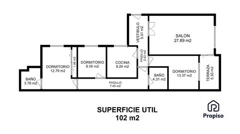 Foto 4 de Piso en venta en Paseo Fernando el Catolico, 59, Universidad San Francisco, Zaragoza Capital