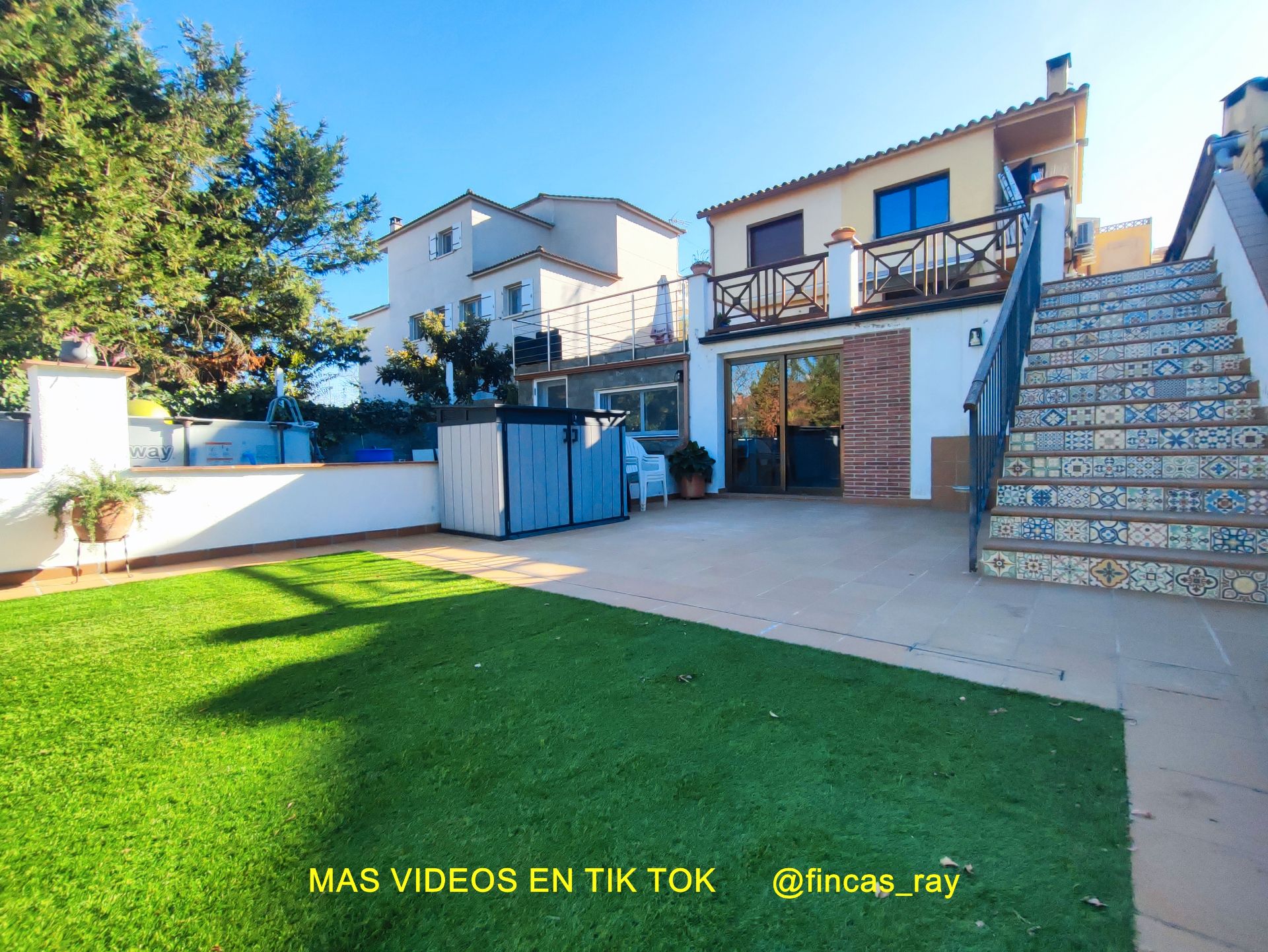 Garden of Single-family semi-detached for sale in Palau-solità i Plegamans  with Air Conditioner, Heating and Private garden