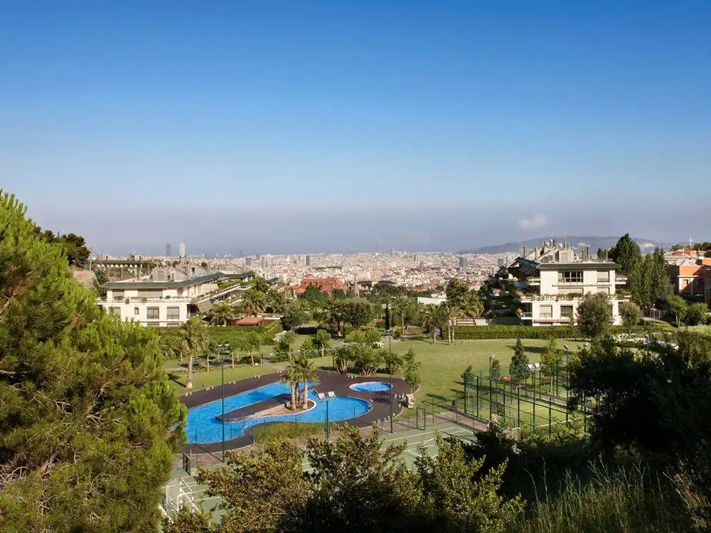 Garden of Flat for rent in Barcelona  with Private garden, Parquet flooring and Terrace