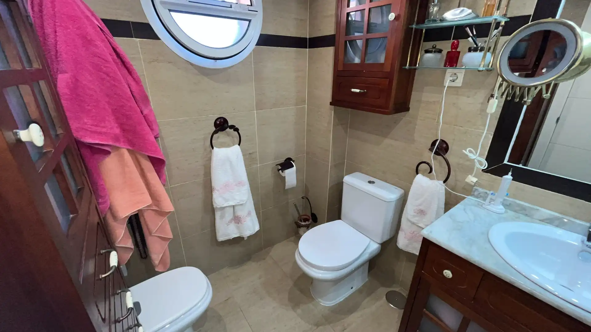 Bany de Casa adosada en venda en Málaga amb Aire condicionat, Calefacció i Jardí privat