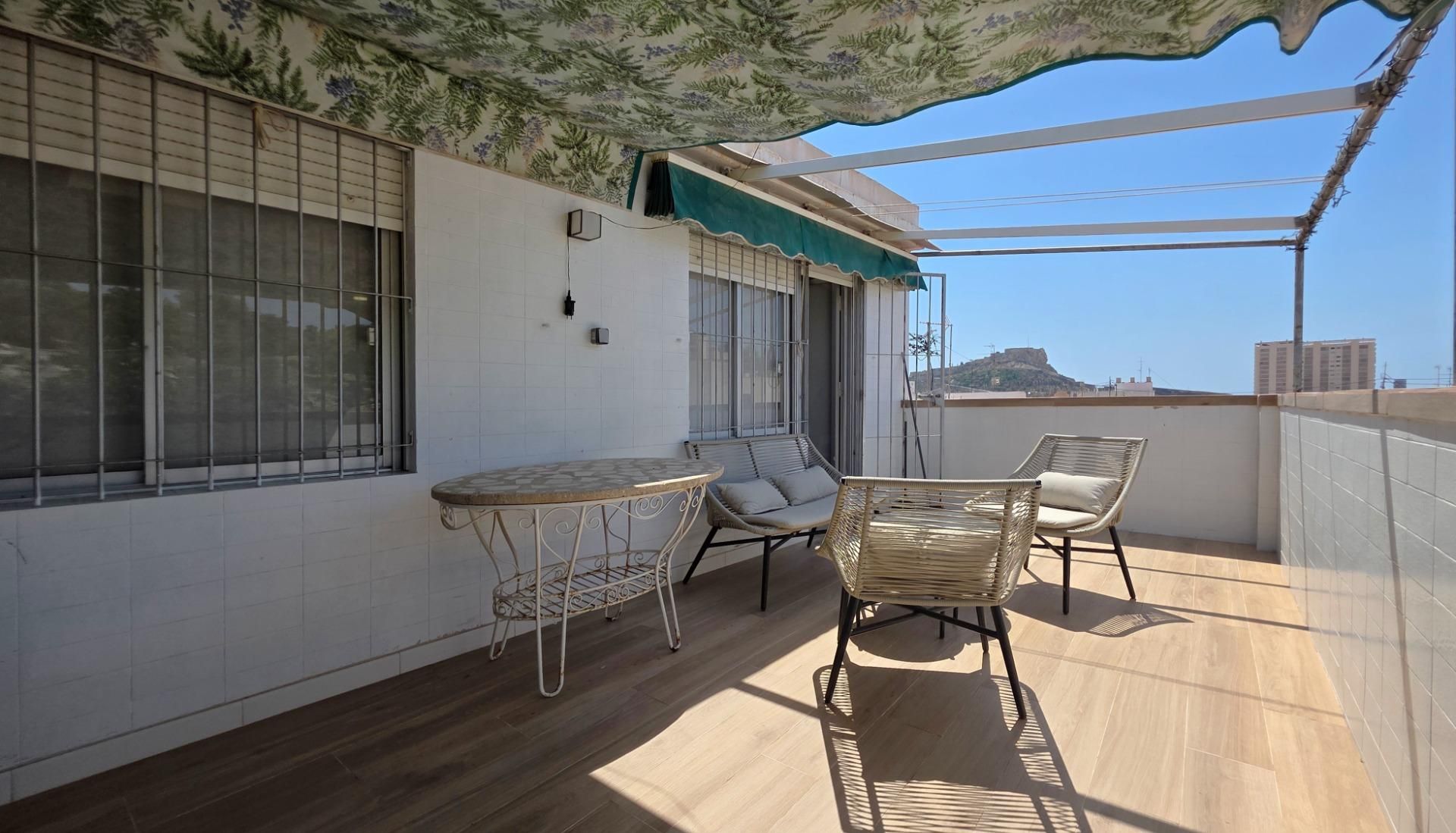 Terrace of Attic for sale in Alicante / Alacant  with Air Conditioner, Heating and Terrace