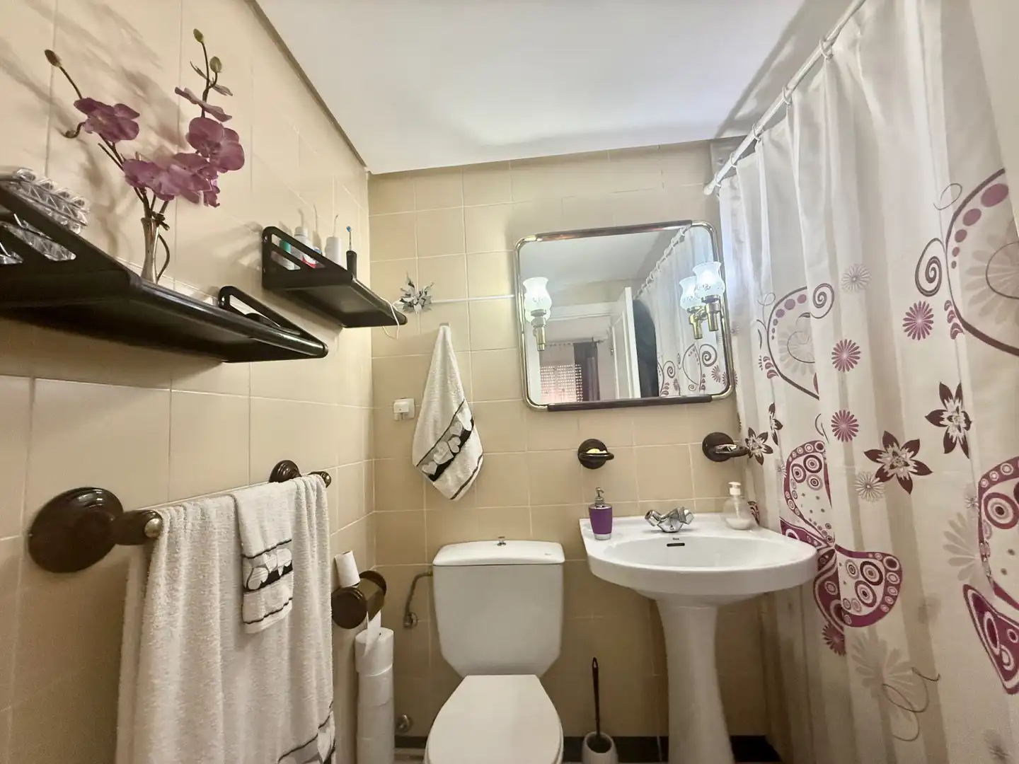 Bathroom of Flat for sale in Madrid  with Heating, Terrace and Furnished