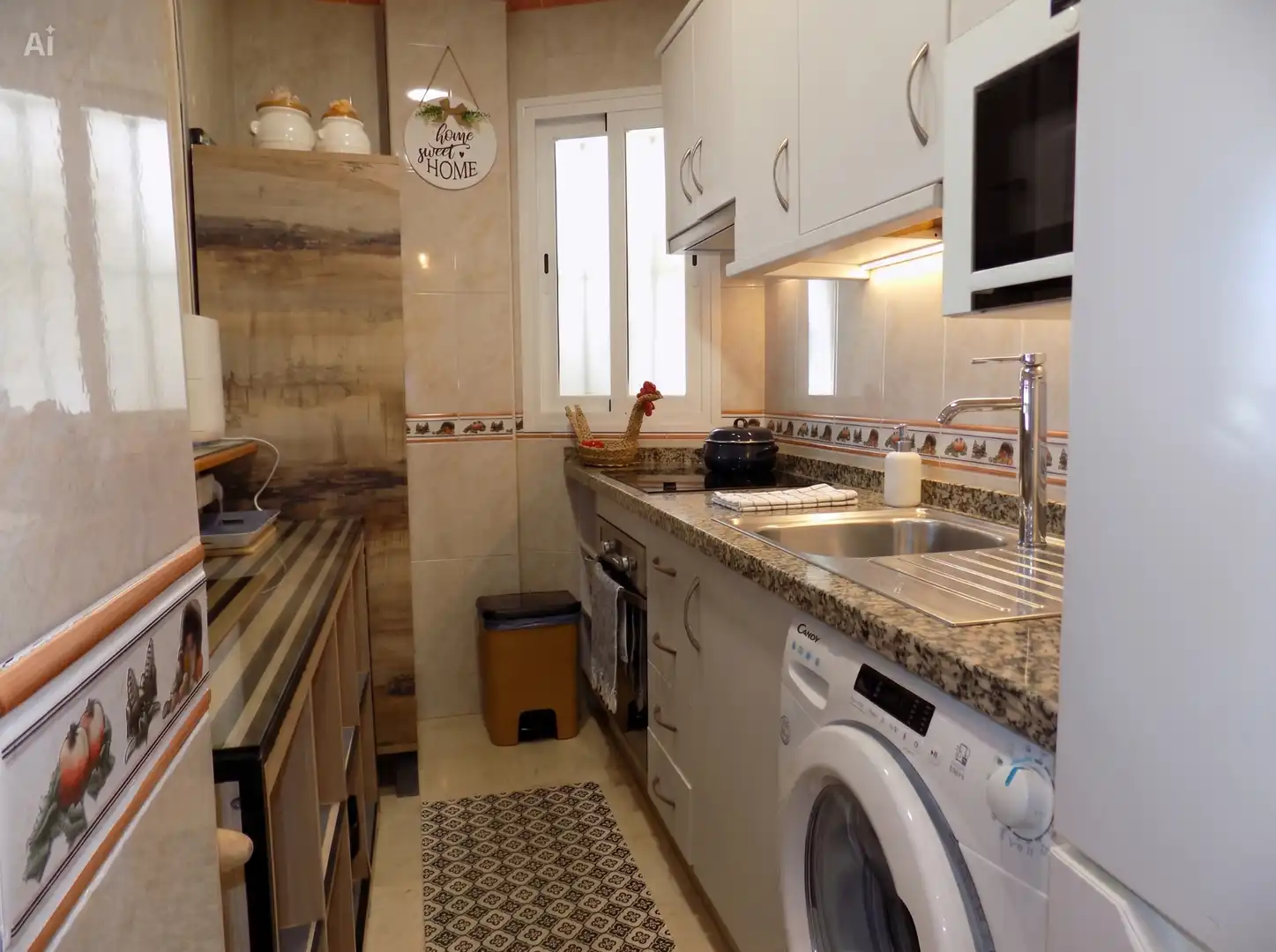 Küche von Wohnung zur Miete in Benalmádena mit Klimaanlage, Heizung und Möbliert
