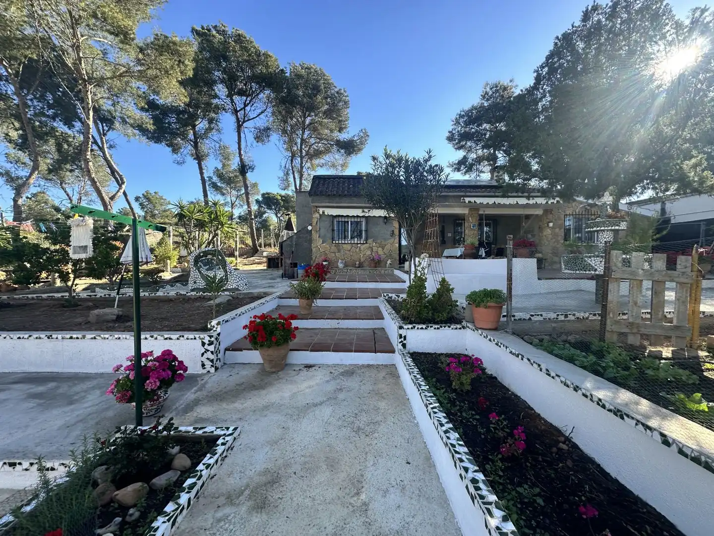 Garden of Houses for sale in Alfara de la Baronia  with Heating, Private garden and Terrace