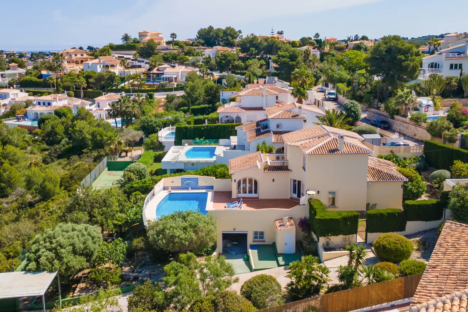 Exterior view of Houses for sale in Jávea / Xàbia  with Air Conditioner, Private garden and Terrace