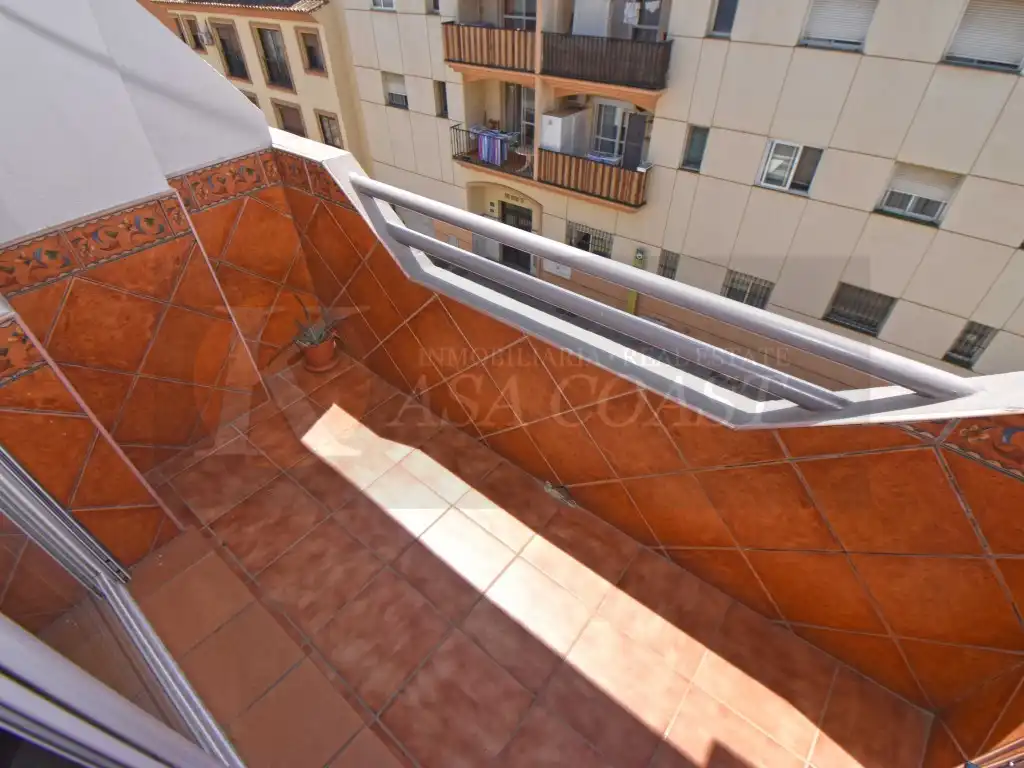 Balcony of Flat for sale in Mijas  with Air Conditioner, Private garden and Terrace