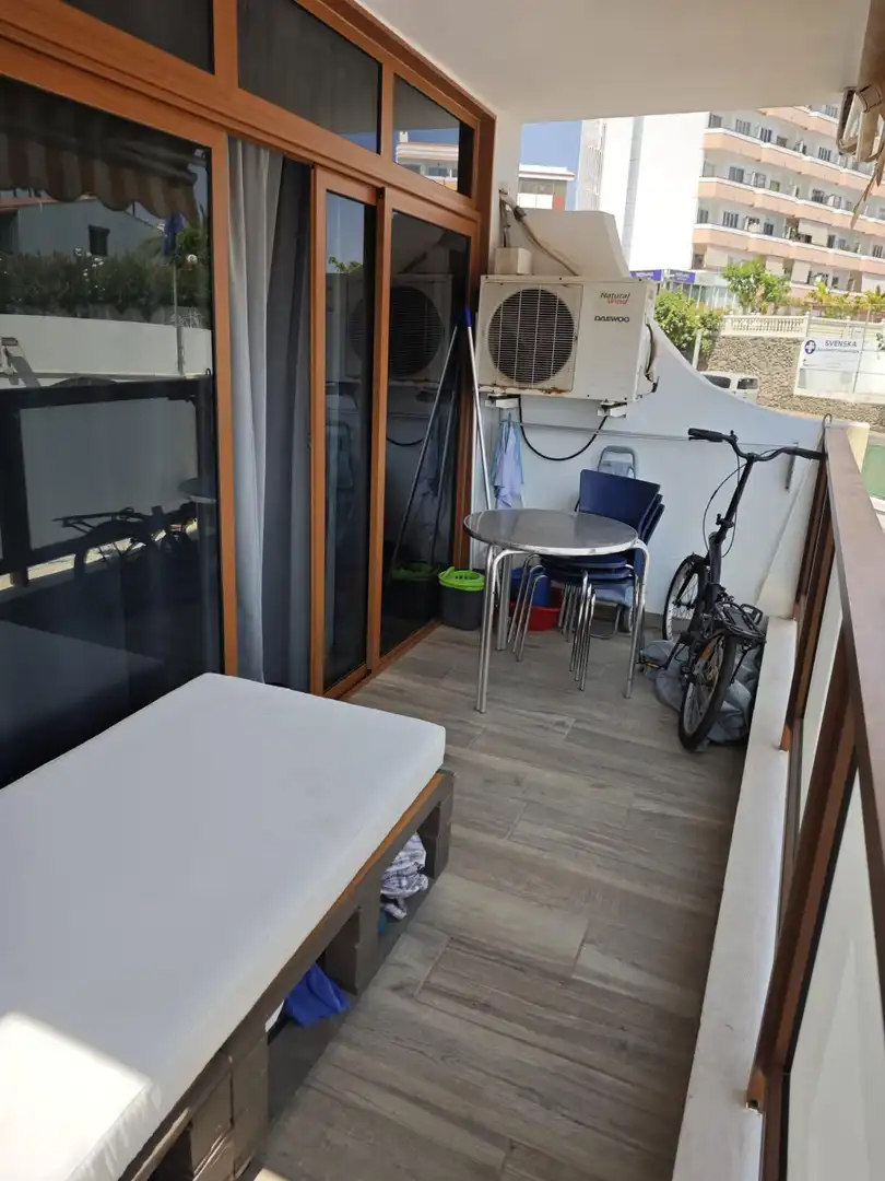 Balcony of Apartments for rent in San Bartolomé de Tirajana  with Air Conditioner, Furnished and Balcony