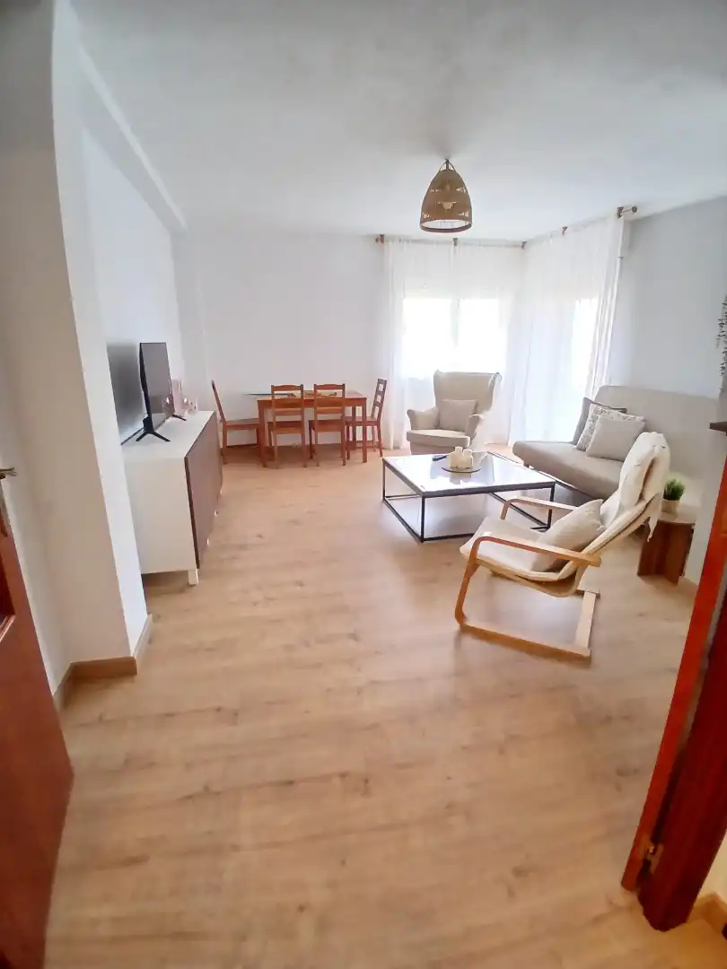 Wohnzimmer von Wohnung zur Miete in La Almunia de Doña Godina  mit Heizung, Parkett und Terrasse