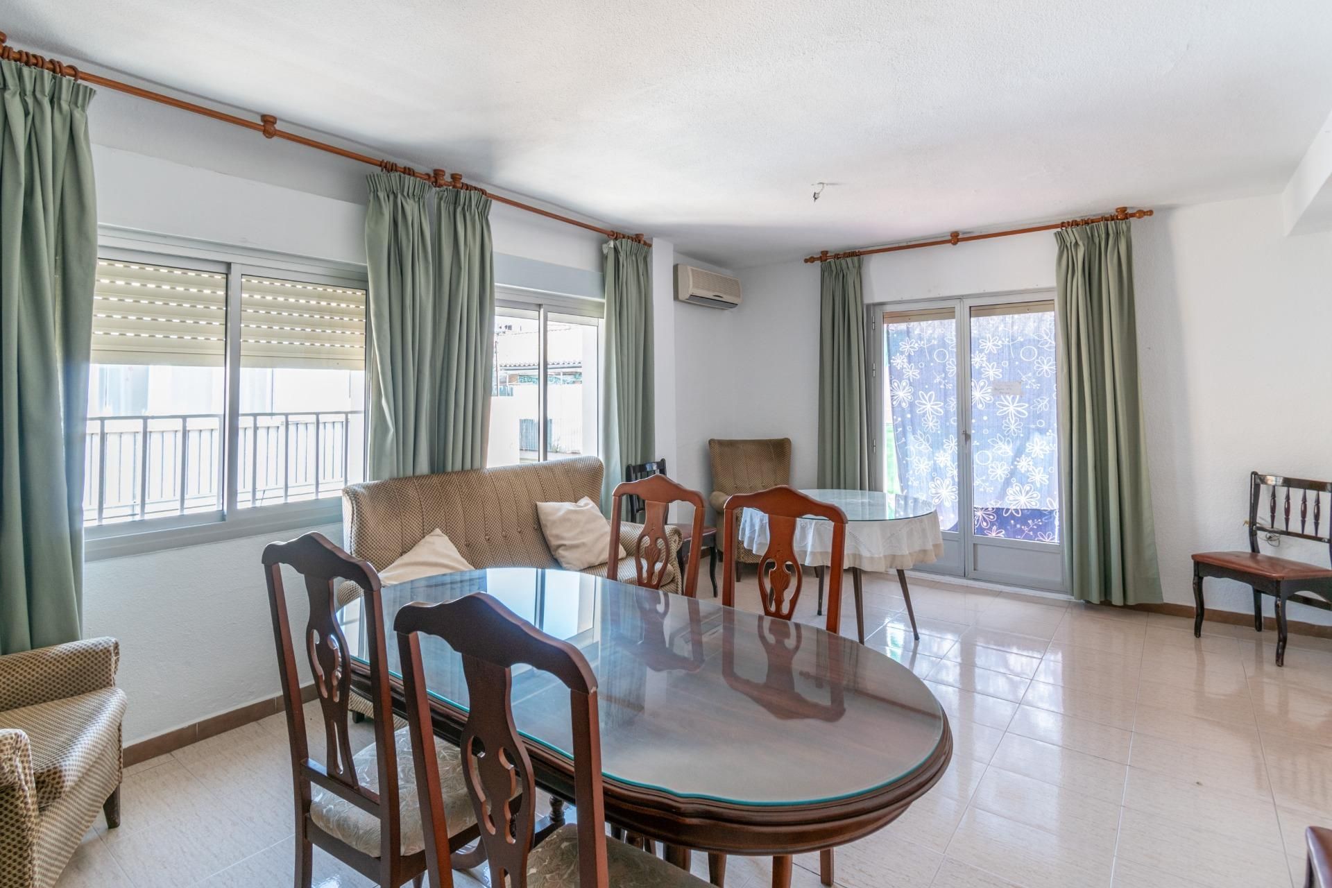 Dining room of Attic for sale in  Granada Capital  with Air Conditioner, Terrace and Balcony