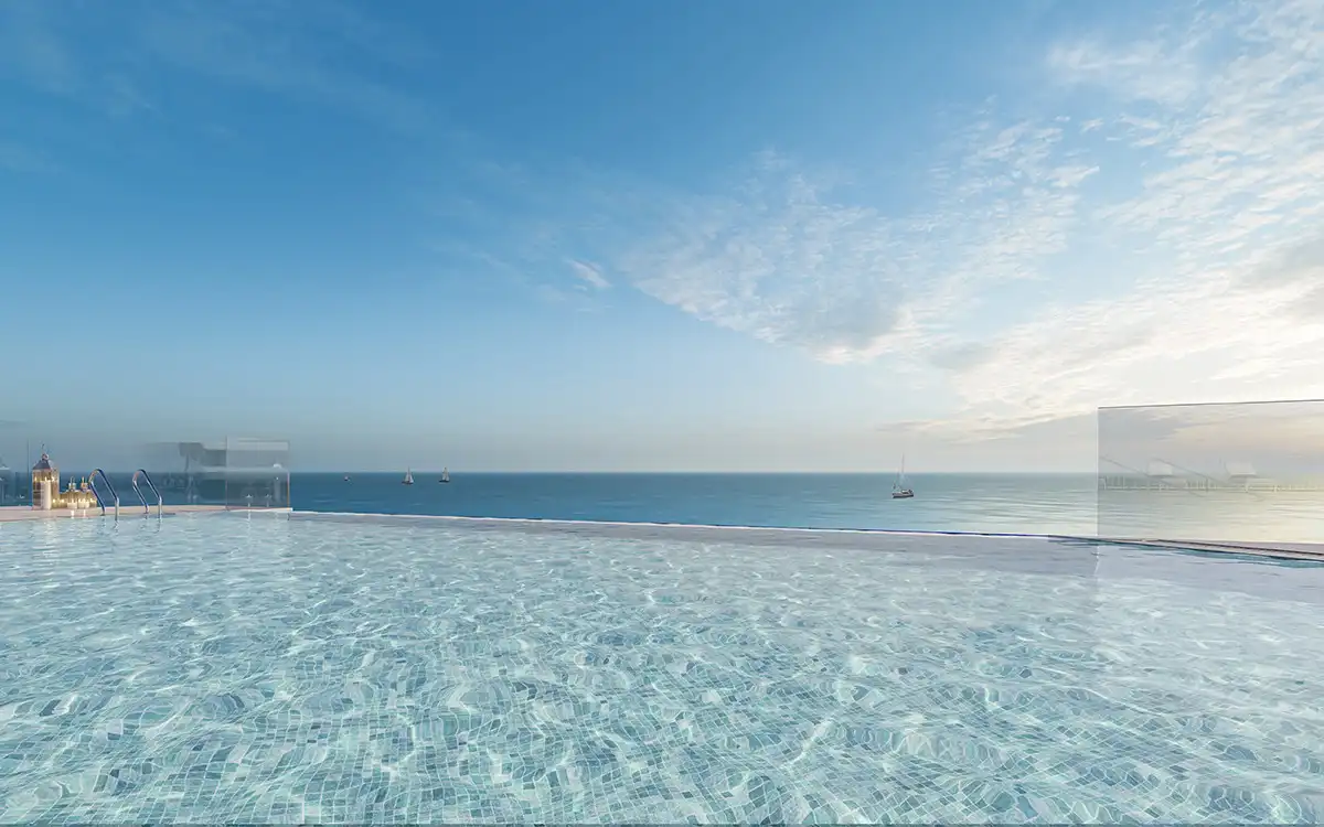 Piscina de Ático en venta en Benalmádena con Aire acondicionado, Terraza y Piscina