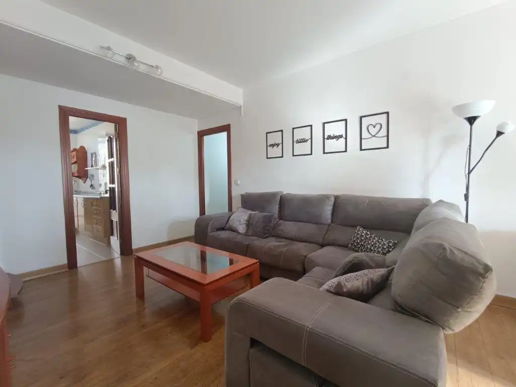 Wohnzimmer von Wohnung zur Miete in Málaga mit Klimaanlage, Heizung und Terrasse