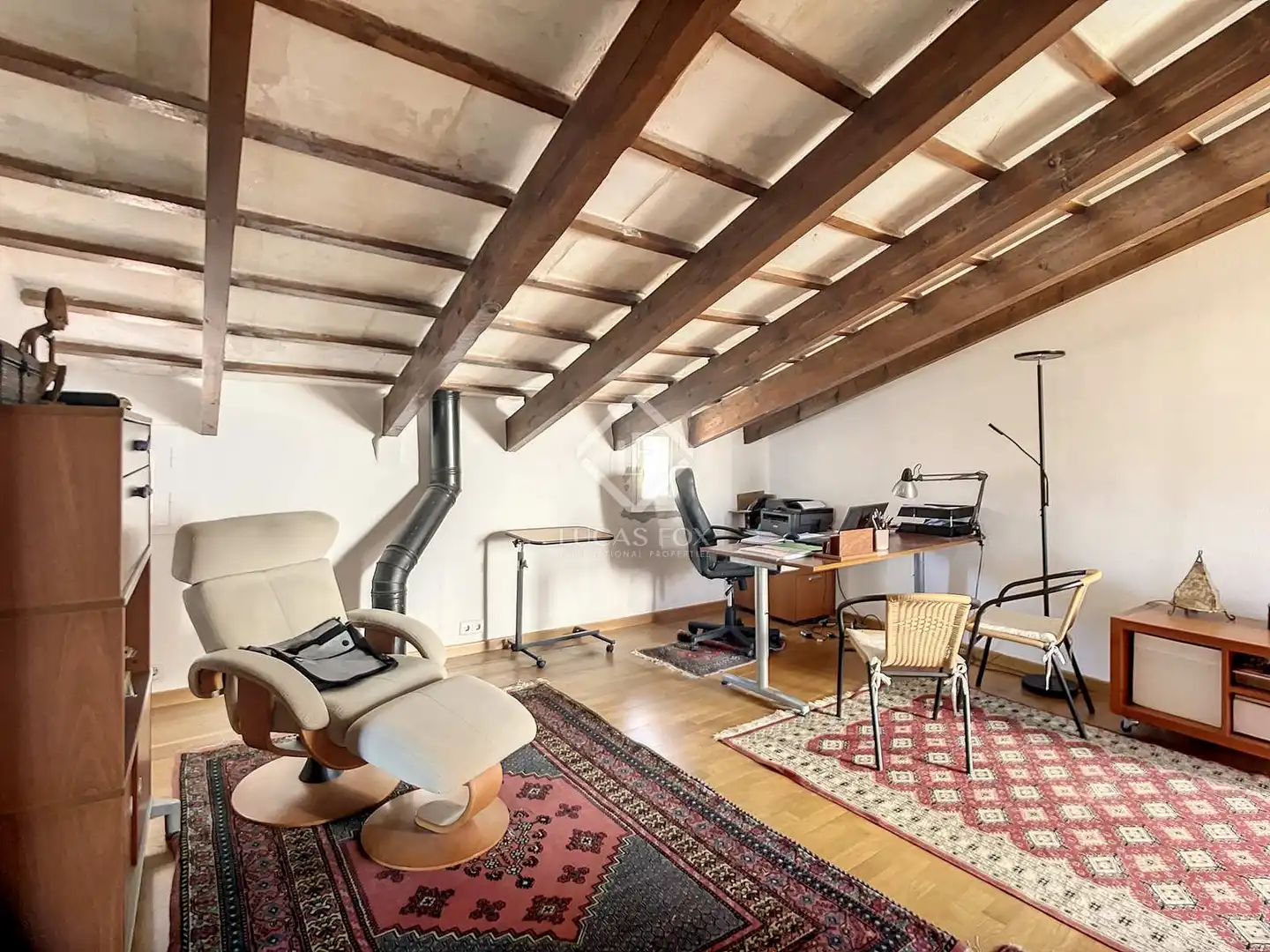 Living room of Houses for sale in Maó - Mahón  with Air Conditioner, Heating and Parquet flooring