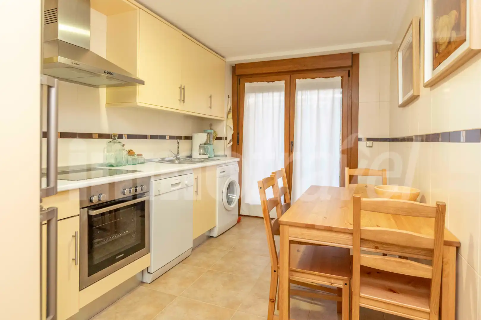 Cuina de Apartament en venda en Sanxenxo amb Aire condicionat, Parquet i Terrassa