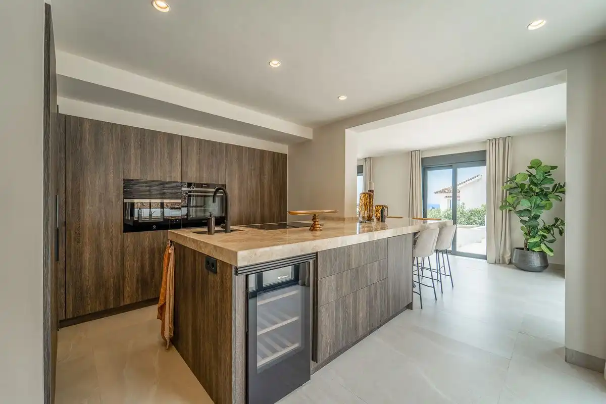 Cocina de Casa o chalet en venta en Benalmádena con Aire acondicionado, Calefacción y Jardín privado