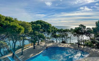 Swimming pool of Apartment for sale in Calonge i Sant Antoni  with Heating, Terrace and Furnished