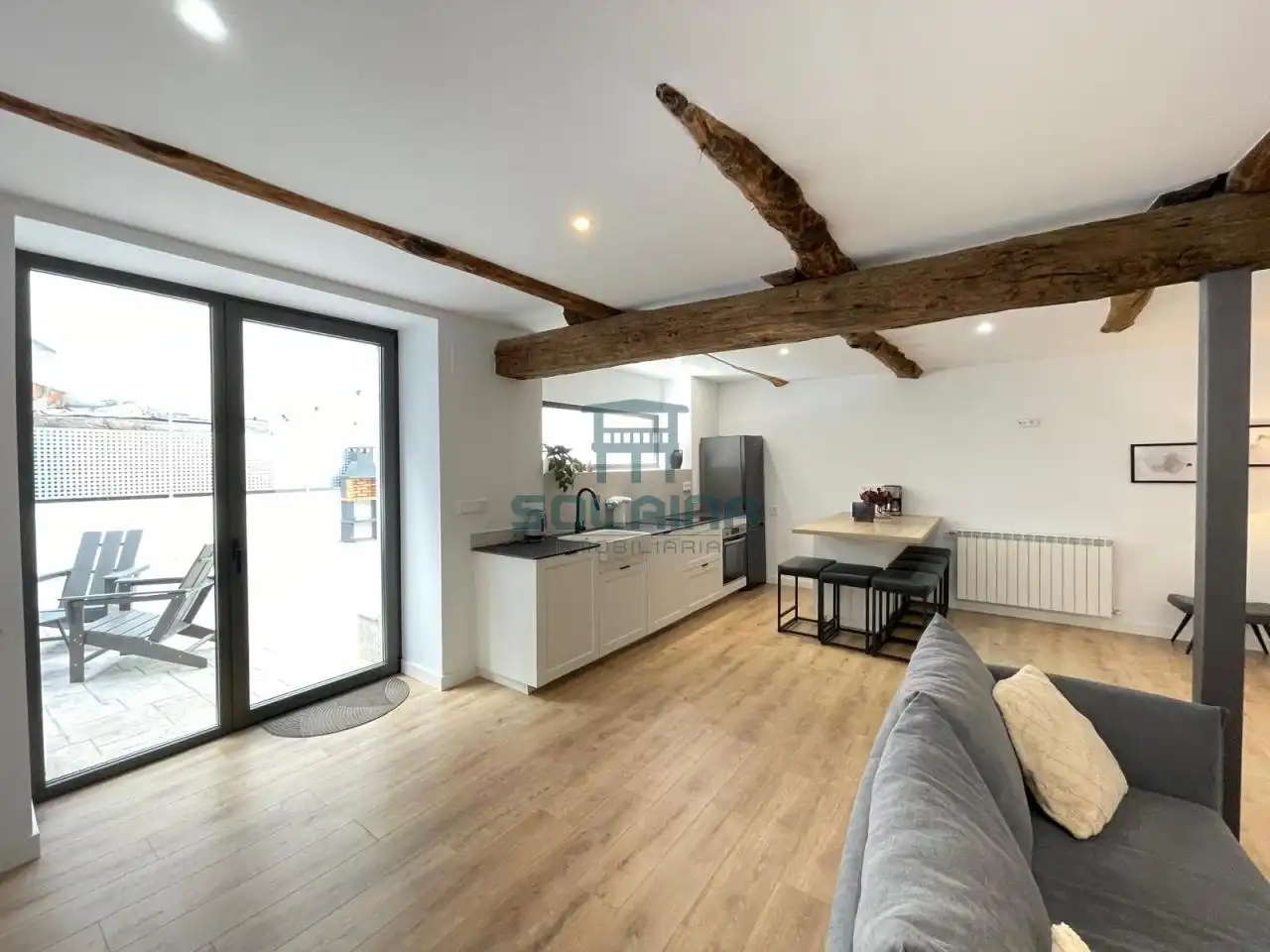 Kitchen of Houses for sale in Ourense Capital   with Heating and Terrace