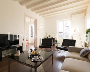 Living room of Flat to rent in  Barcelona Capital  with Air Conditioner, Terrace and Balcony