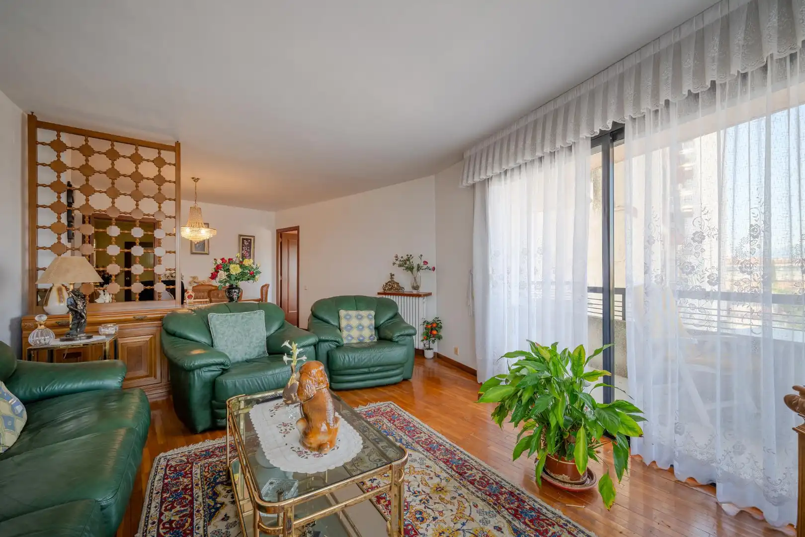 Sala d'estar de Apartament en venda en Girona amb Calefacció, Terrassa i Balcó