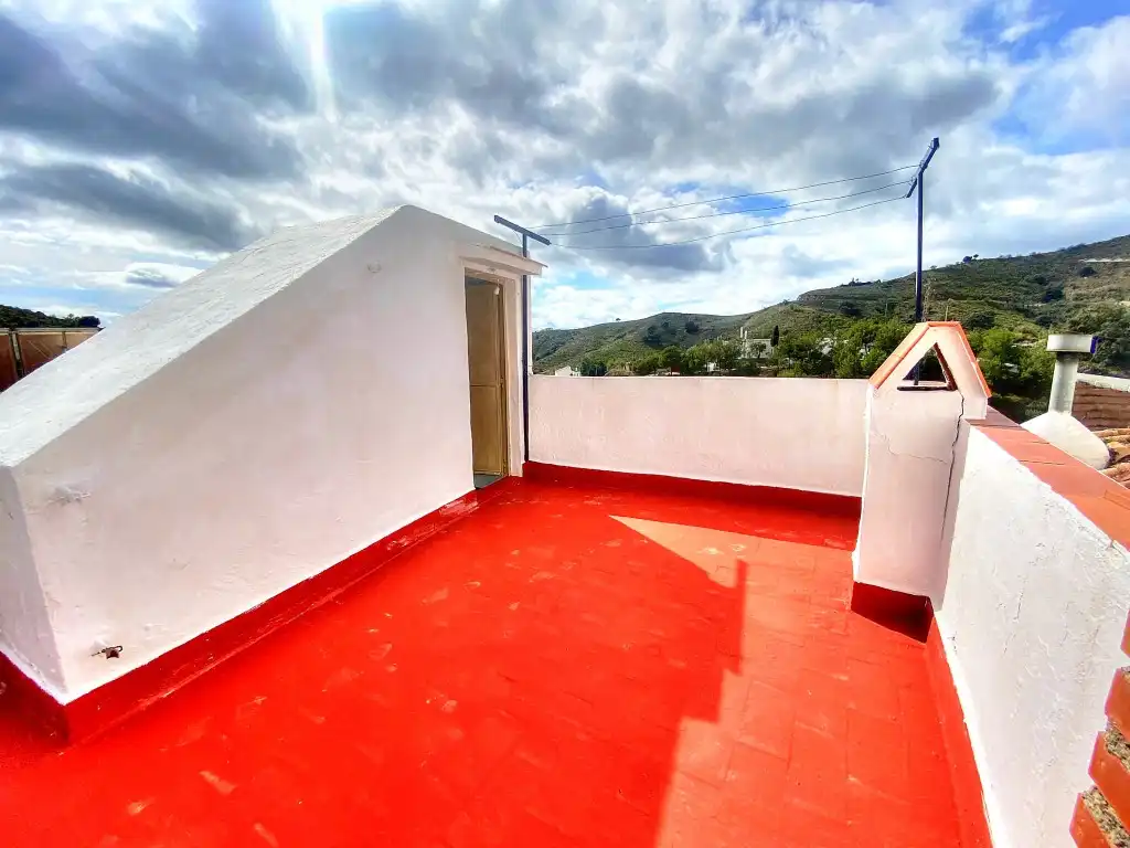 Terraza de Finca rústica en venta en Salares con Terraza, Trastero y Amueblado