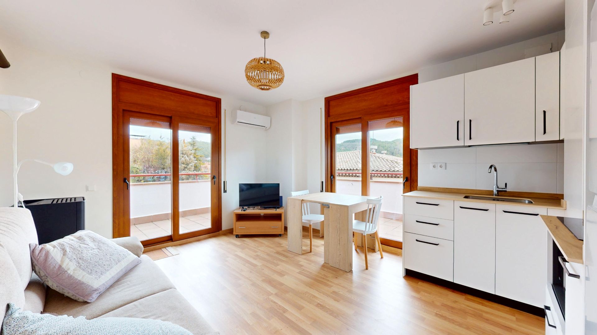 Bedroom of Attic for sale in Prades  with Air Conditioner, Heating and Parquet flooring