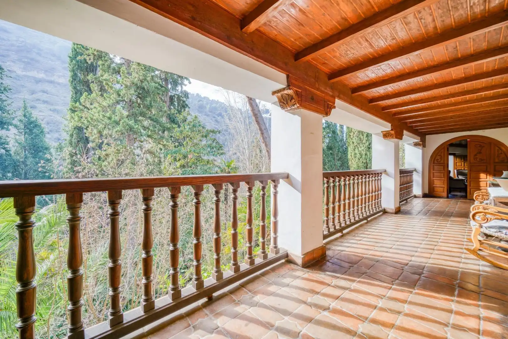 Terraza de Casa o chalet en venta en Granada con Aire acondicionado, Calefacción y Jardín privado