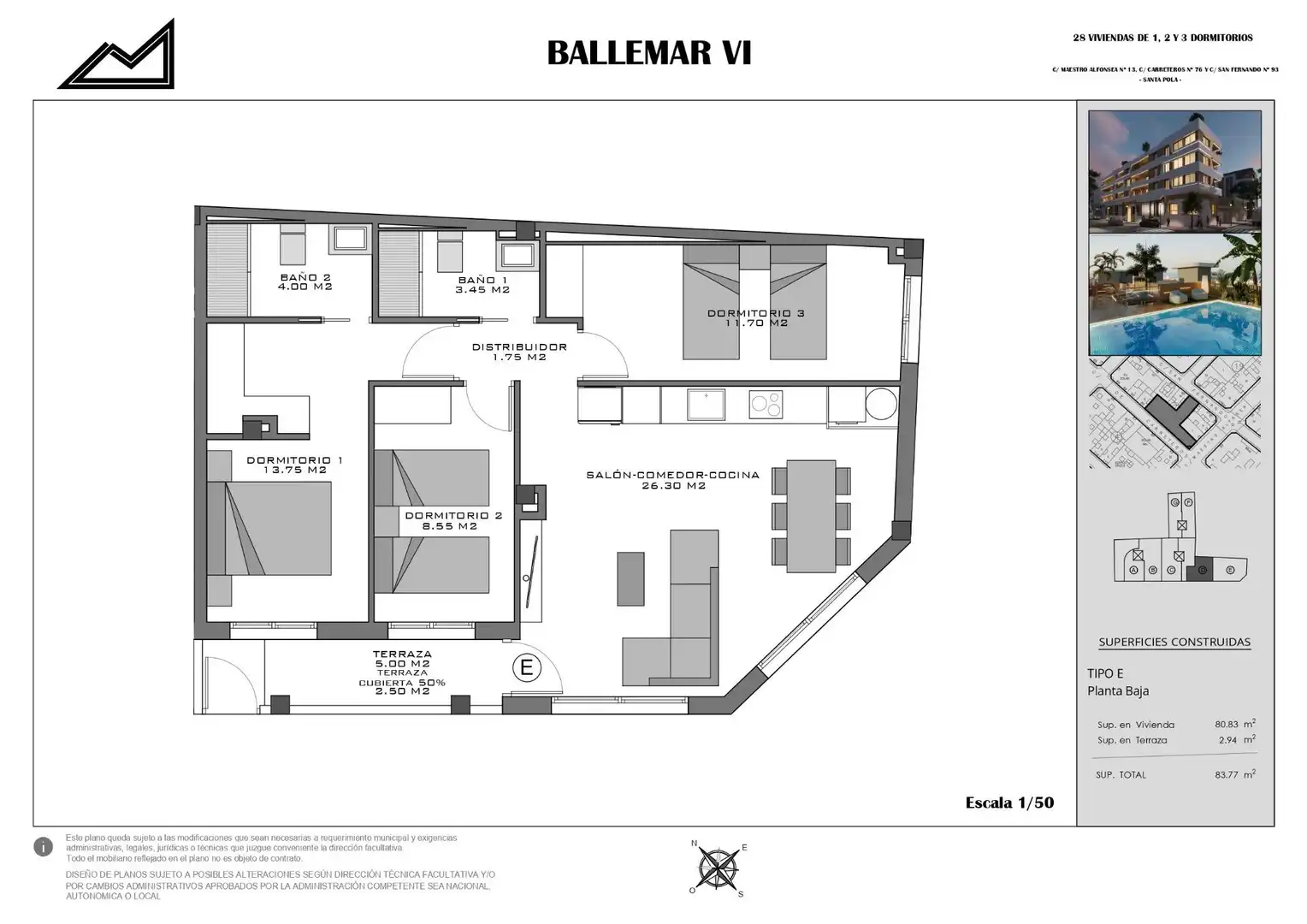 Piso en venta en Santa Pola