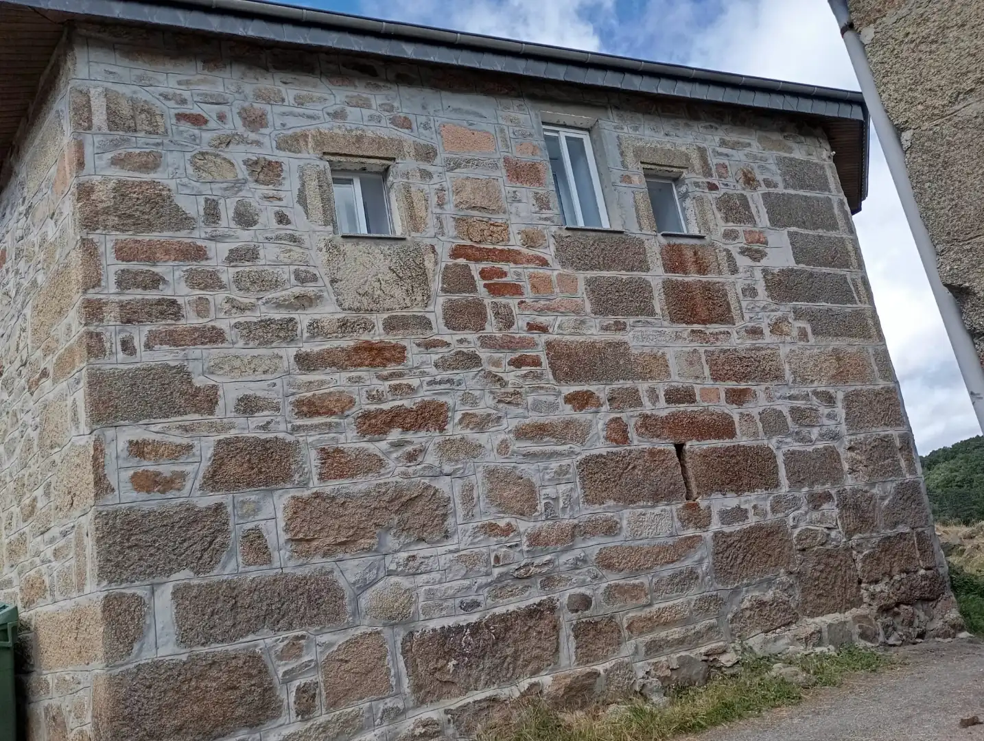 Vista exterior de Casa adosada en venta en A Veiga 