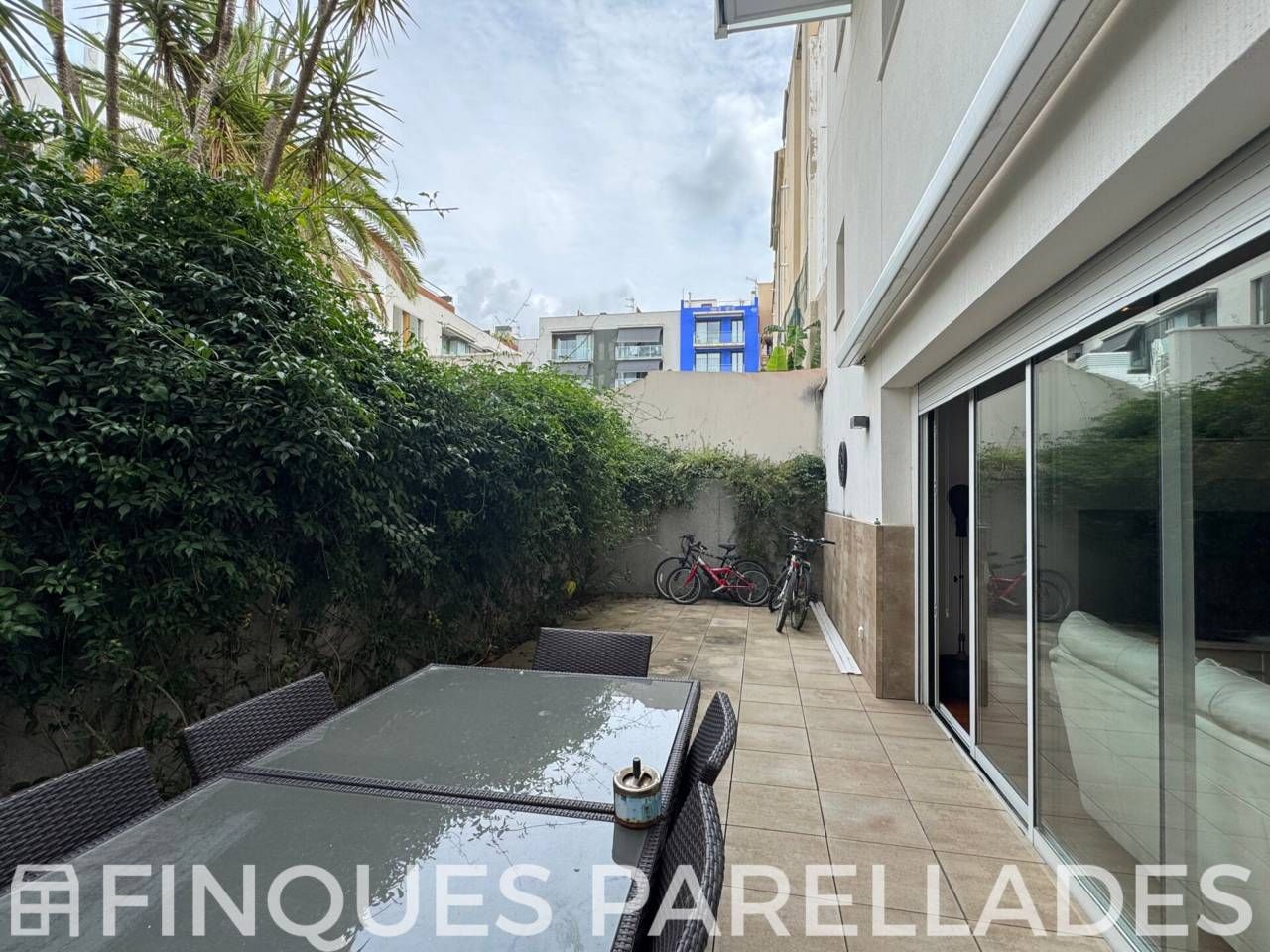 Terrace of Flat for sale in Sitges  with Air Conditioner, Heating and Parquet flooring
