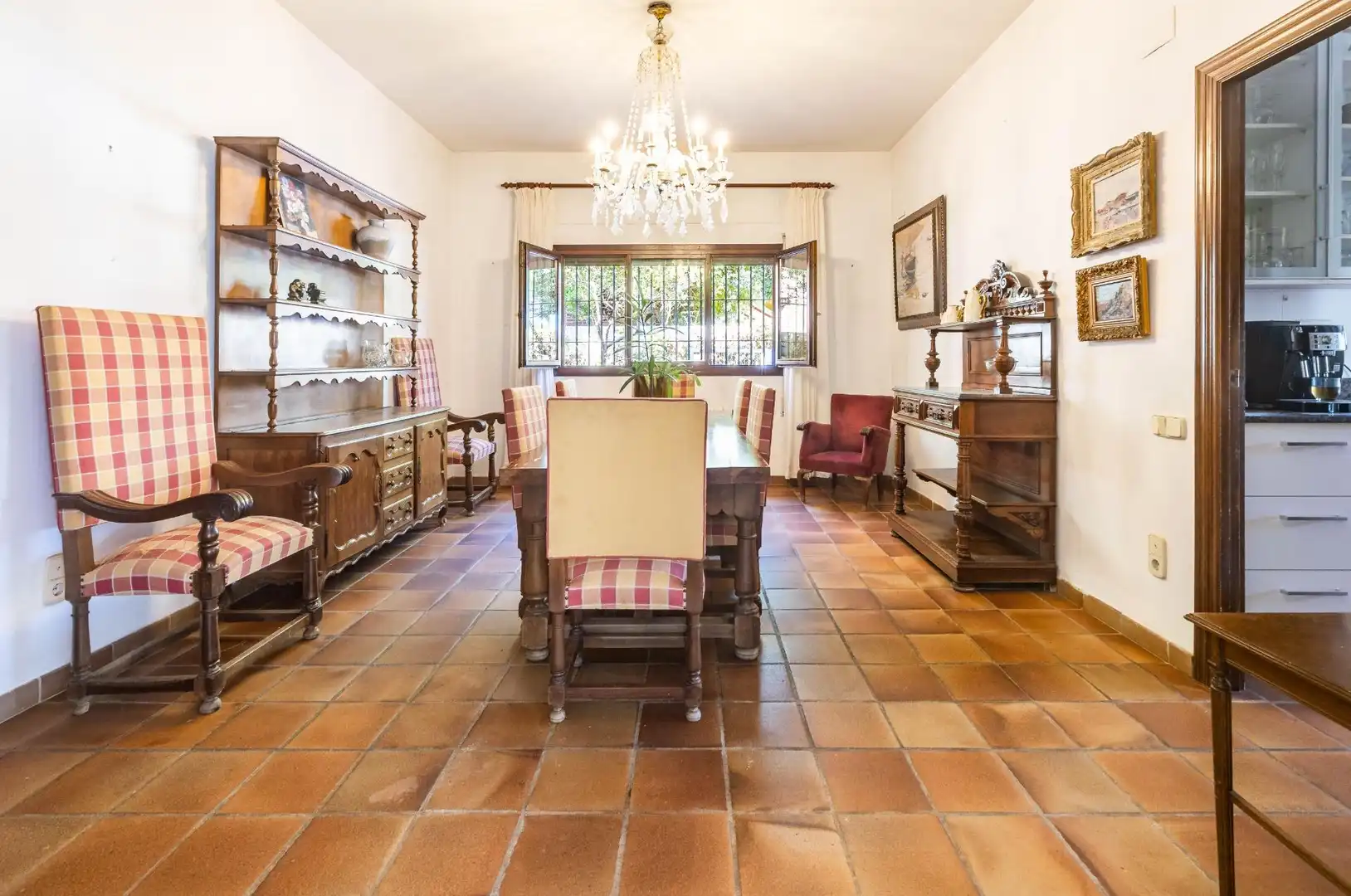 Dining room of Houses for sale in Rocafort  with Air Conditioner, Heating and Private garden