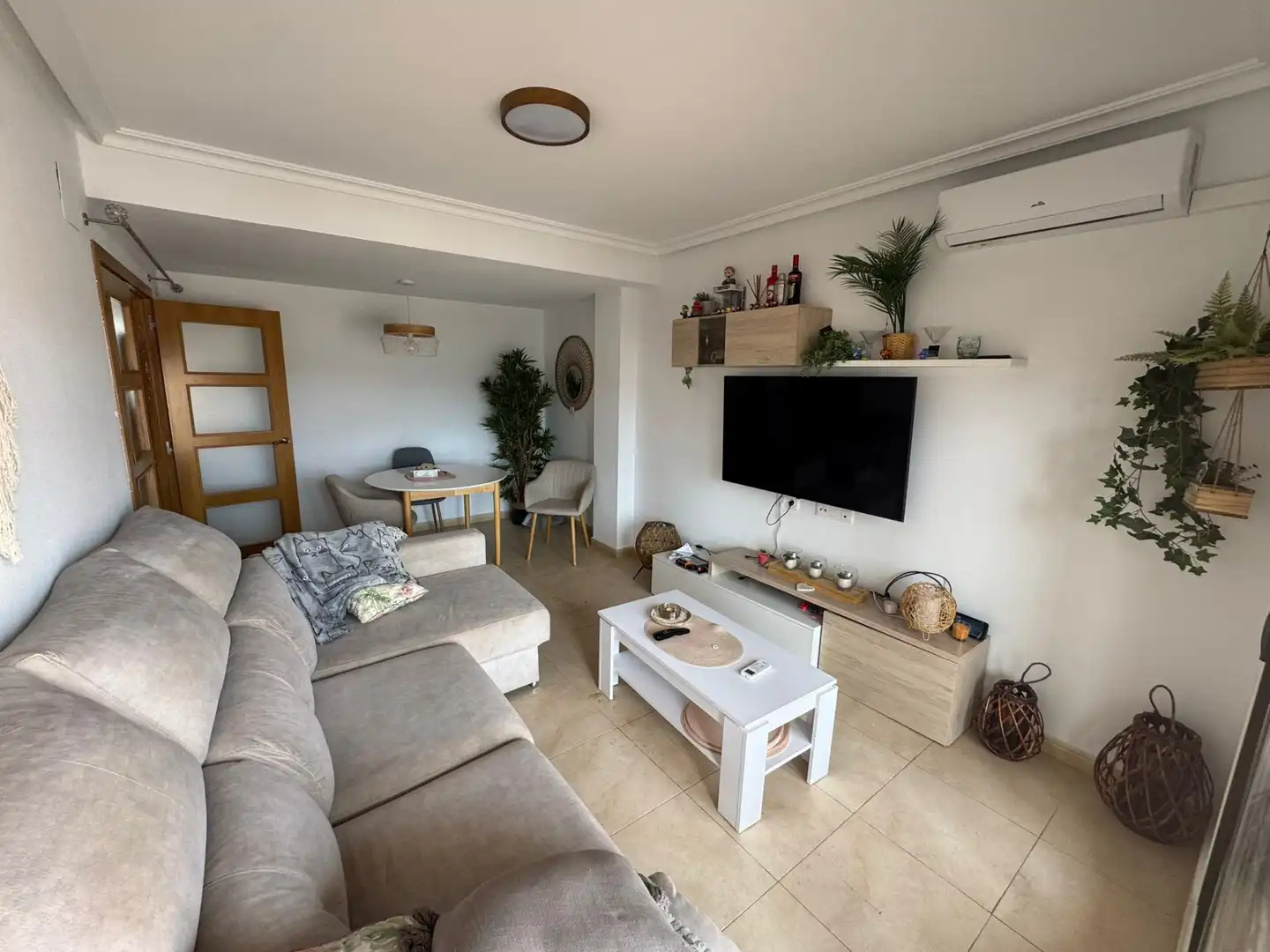 Sala de estar de Casa o chalet en venta en Onil con Aire acondicionado, Terraza y Trastero