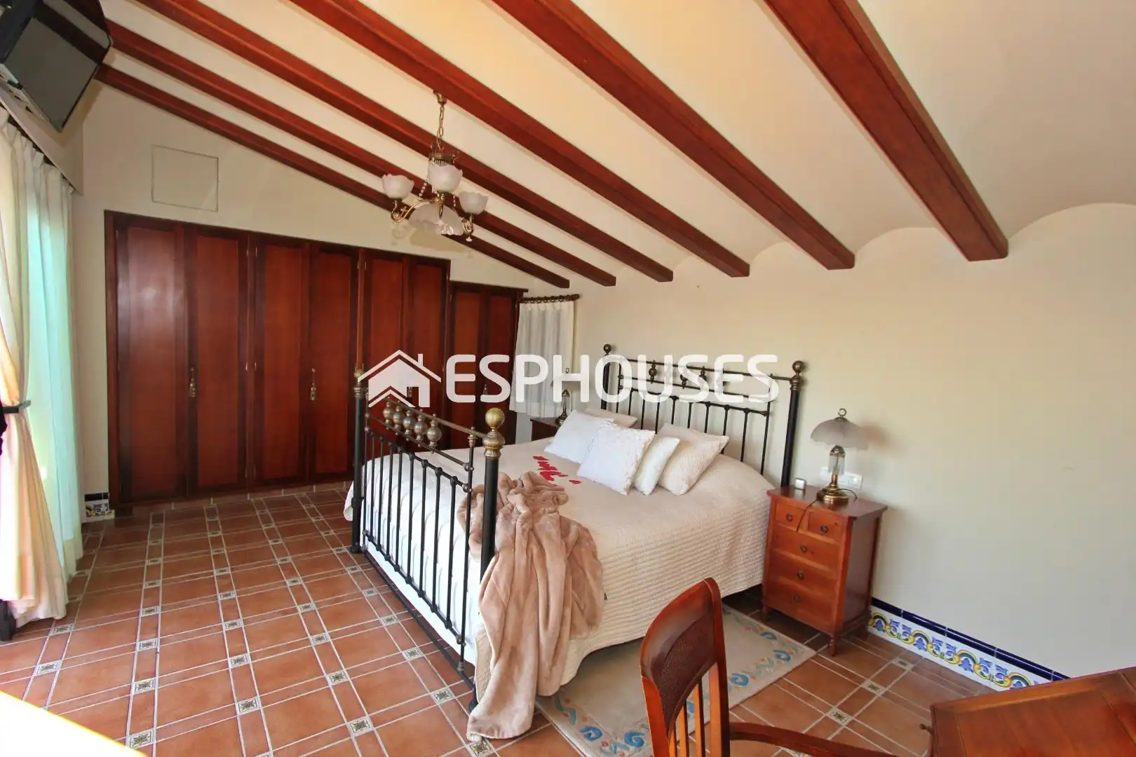 Schlafzimmer von Haus oder Chalet zum Verkauf in Altea mit Klimaanlage, Möbliert und Balkon