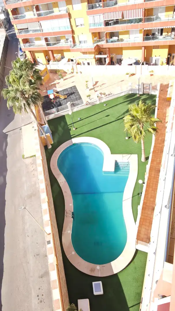 Swimming pool of Attic for sale in Roquetas de Mar  with Air Conditioner, Terrace and Furnished