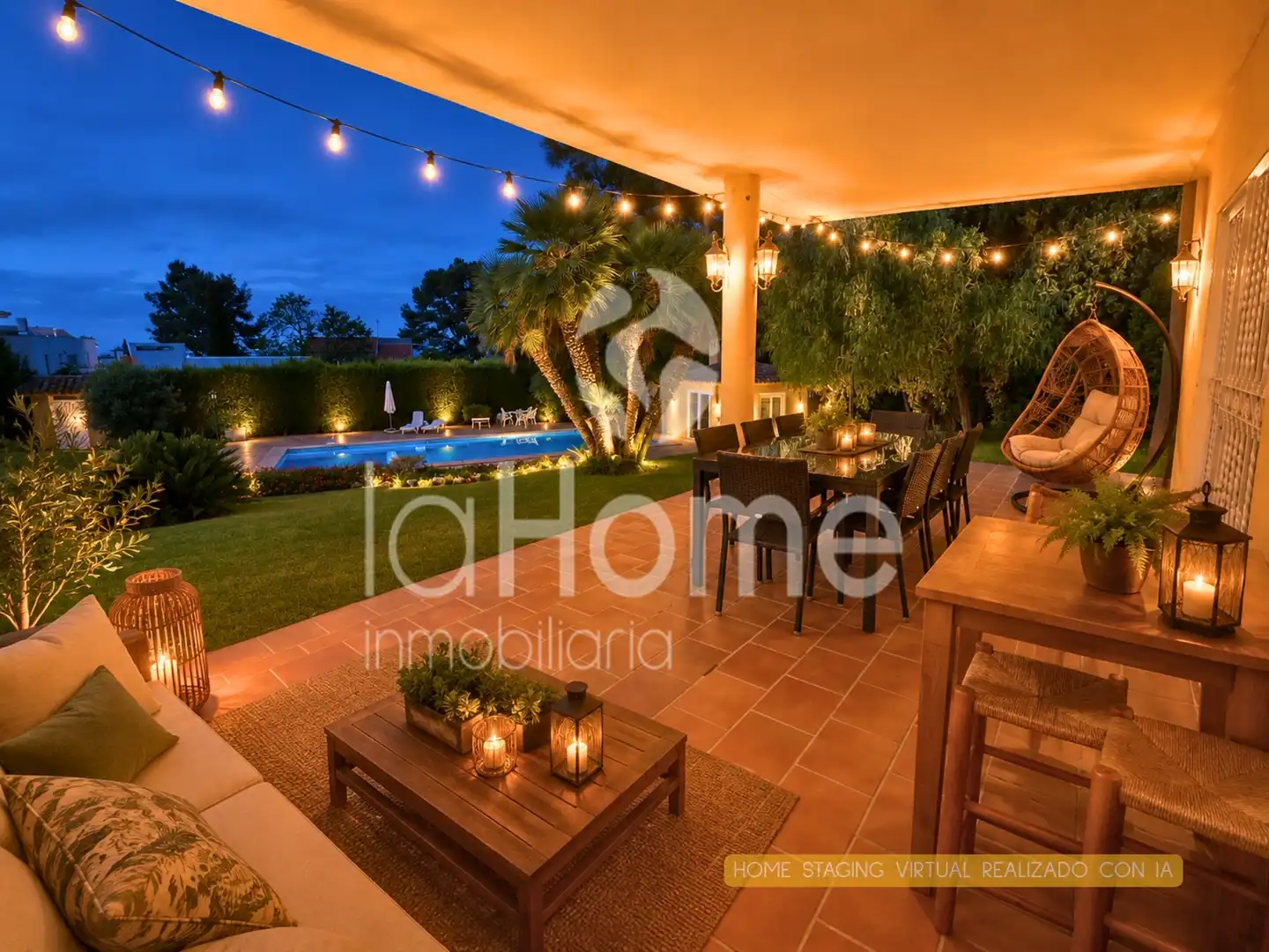 Terraza de Casa o chalet en venta en Paterna con Aire acondicionado, Calefacción y Jardín privado