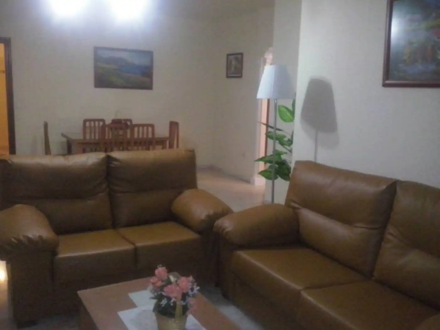 Sala de estar de Piso de alquiler en Sevilla con Terraza y Amueblado